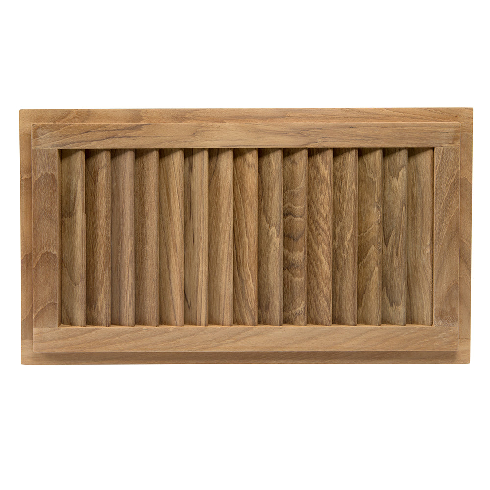 Suncoast Marine and Auto offers Whitecap Teak Louvered Insert - 16" x 9-1/8" x 3/4" [60710]