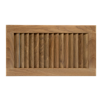 Suncoast Marine and Auto offers Whitecap Teak Louvered Insert - 16" x 9-1/8" x 3/4" [60710]