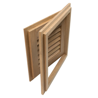 Suncoast Marine and Auto offers Whitecap Teak Louvered Door & Frame - Right Hand - 12" x 12" [60720]