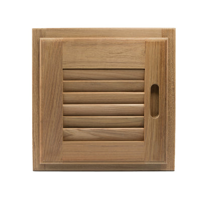 Suncoast Marine and Auto offers Whitecap Teak Louvered Door & Frame - Right Hand - 12" x 12" [60720]