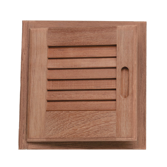 Suncoast Marine and Auto offers Whitecap Teak Louvered Door & Frame - Left Hand - 12" x 12" [60721]