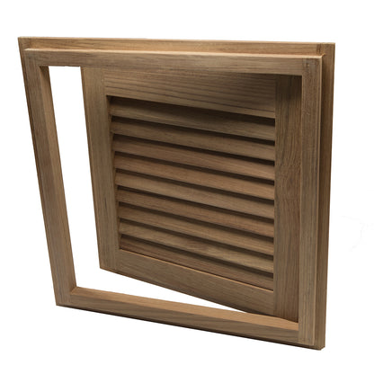 Suncoast Marine and Auto offers Whitecap Teak Louvered Door & Frame - Right Hand - 15" x 15" [60722]