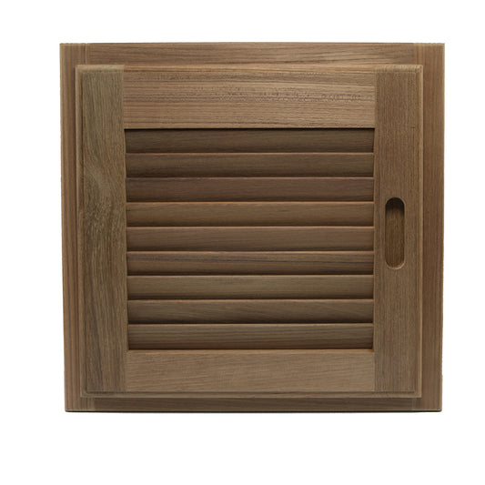 Suncoast Marine and Auto offers Whitecap Teak Louvered Door & Frame - Right Hand - 15" x 15" [60722]