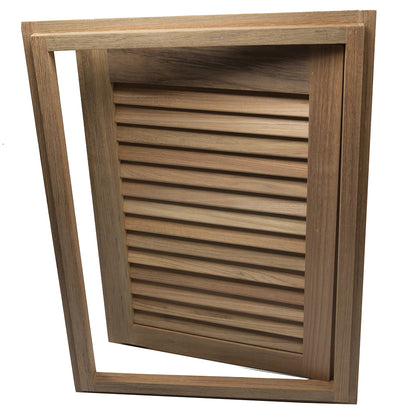 Suncoast Marine and Auto offers Whitecap Teak Louvered Door & Frame - Right Hand - 15" x 20" [60724]