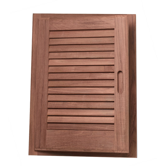 Suncoast Marine and Auto offers Whitecap Teak Louvered Door & Frame - Left Hand - 15" x 20" [60725]