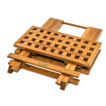 Suncoast Marine and Auto offers Whitecap Teak Grate Top Fold-Away Table [60030]