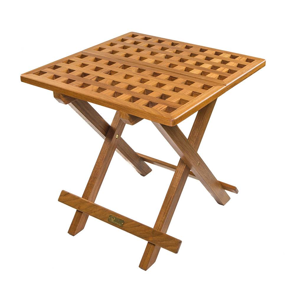 Suncoast Marine and Auto offers Whitecap Teak Grate Top Fold-Away Table [60030]