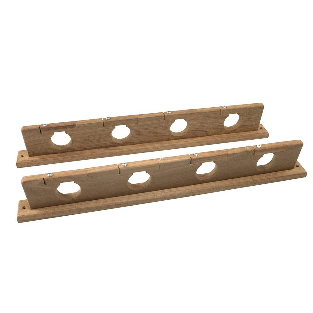 Suncoast Marine and Auto offers Whitecap Teak Lock-In Four-Rod Storage Rack [60620]