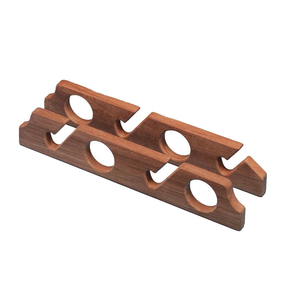 Suncoast Marine and Auto offers Whitecap Teak Four-Rod Storage Rack - Pair [60612]