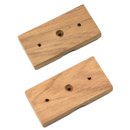 Suncoast Marine and Auto offers Whitecap Teak Rod Storage Rack Mounting Brackets - Pair [60609]