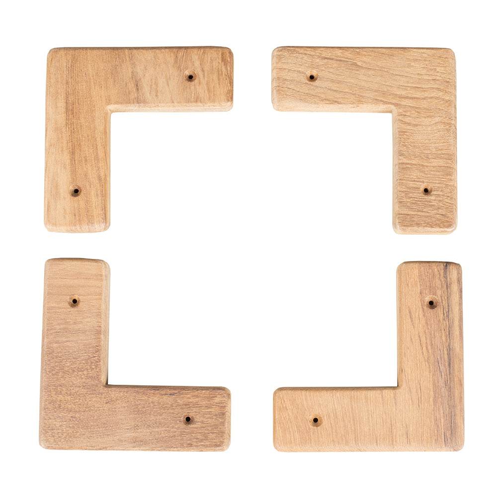 Suncoast Marine and Auto offers Whitecap Teak Cooler/Box Chocks - 4 Pack [60329]