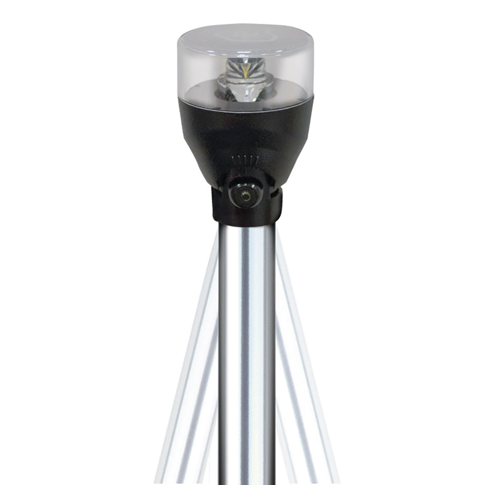 Suncoast Marine and Auto offers Attwood LED Articulating All Around Light - 24" Pole [5530-24A7]