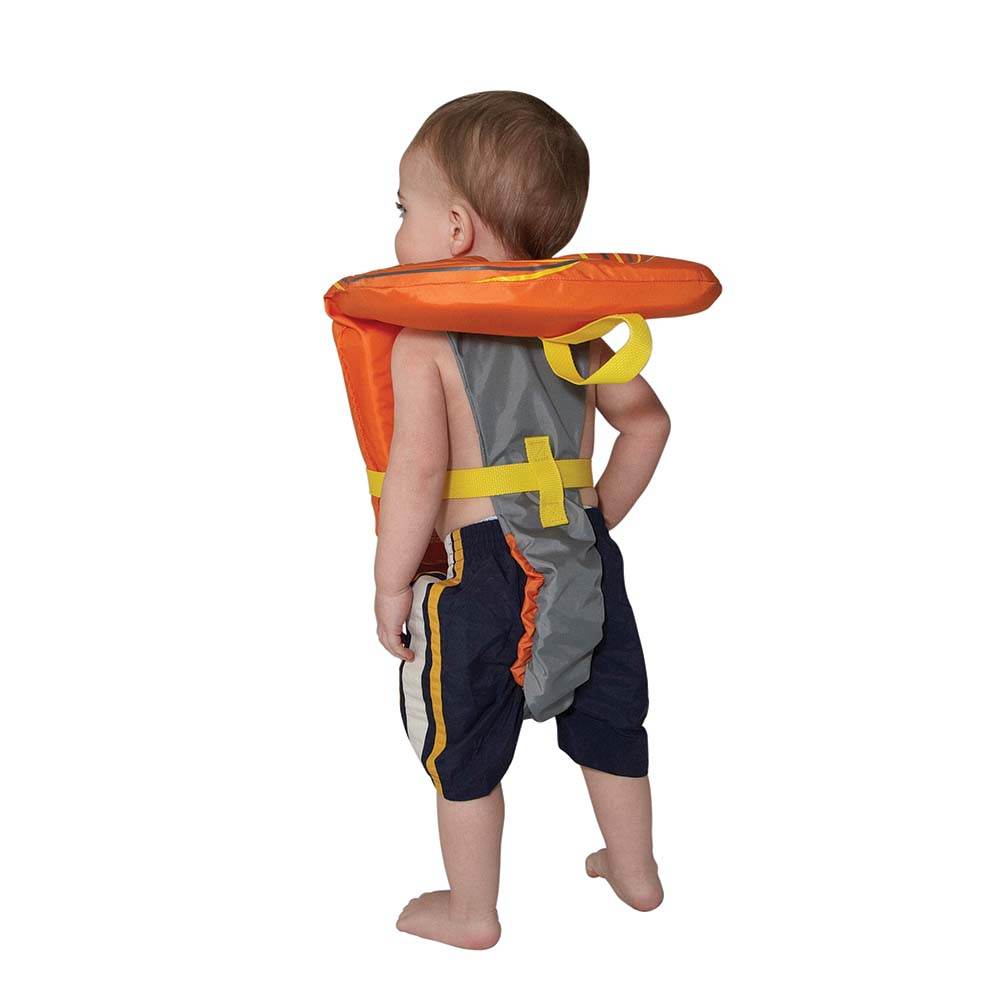 Suncoast Marine and Auto offers Full Throttle Baby-Safe Vest - Infant to 30lbs - Orange/Grey [104000-200-000-14]