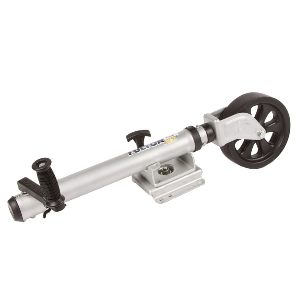 Suncoast Marine and Auto offers Fulton XLT 1500 lbs. Swing Away Bolt-On Jack w/12" Travel & 8" Poly Wheel - Sharkskin Finish [141133]