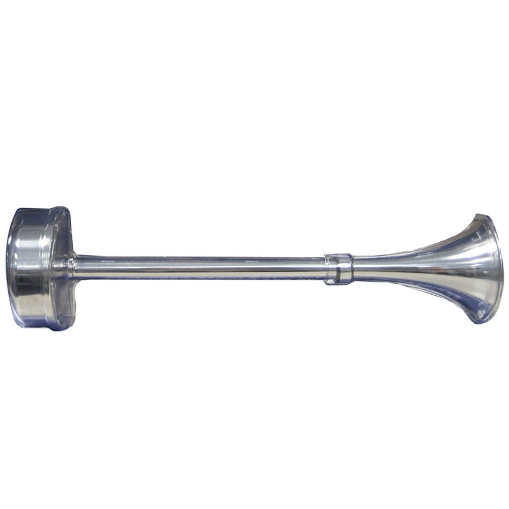 Suncoast Marine and Auto offers Schmitt Marine Standard Single Trumpet Horn - 12V - Stainless Exterior [10025]