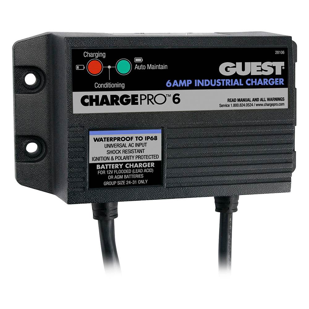 Suncoast Marine and Auto offers Guest 6A/12V 1 Bank 120V Input On-Board Battery Charger [28106]