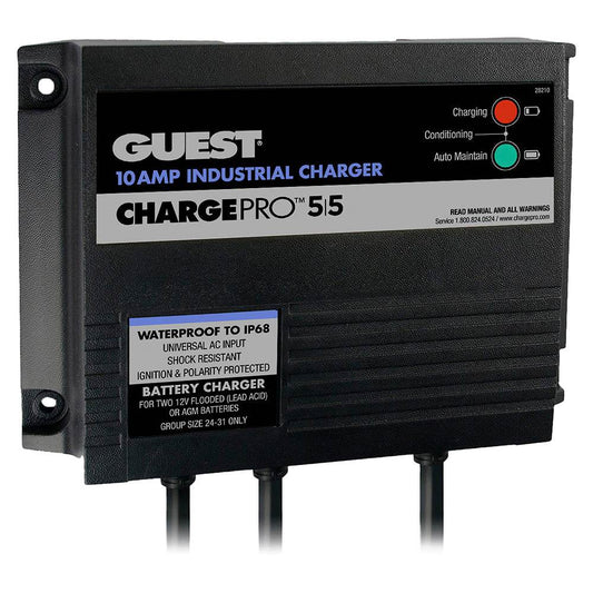 Suncoast Marine and Auto offers Guest 10AMP - 12/24V 2 Bank 120V Input On-Board Battery Charger [28210]