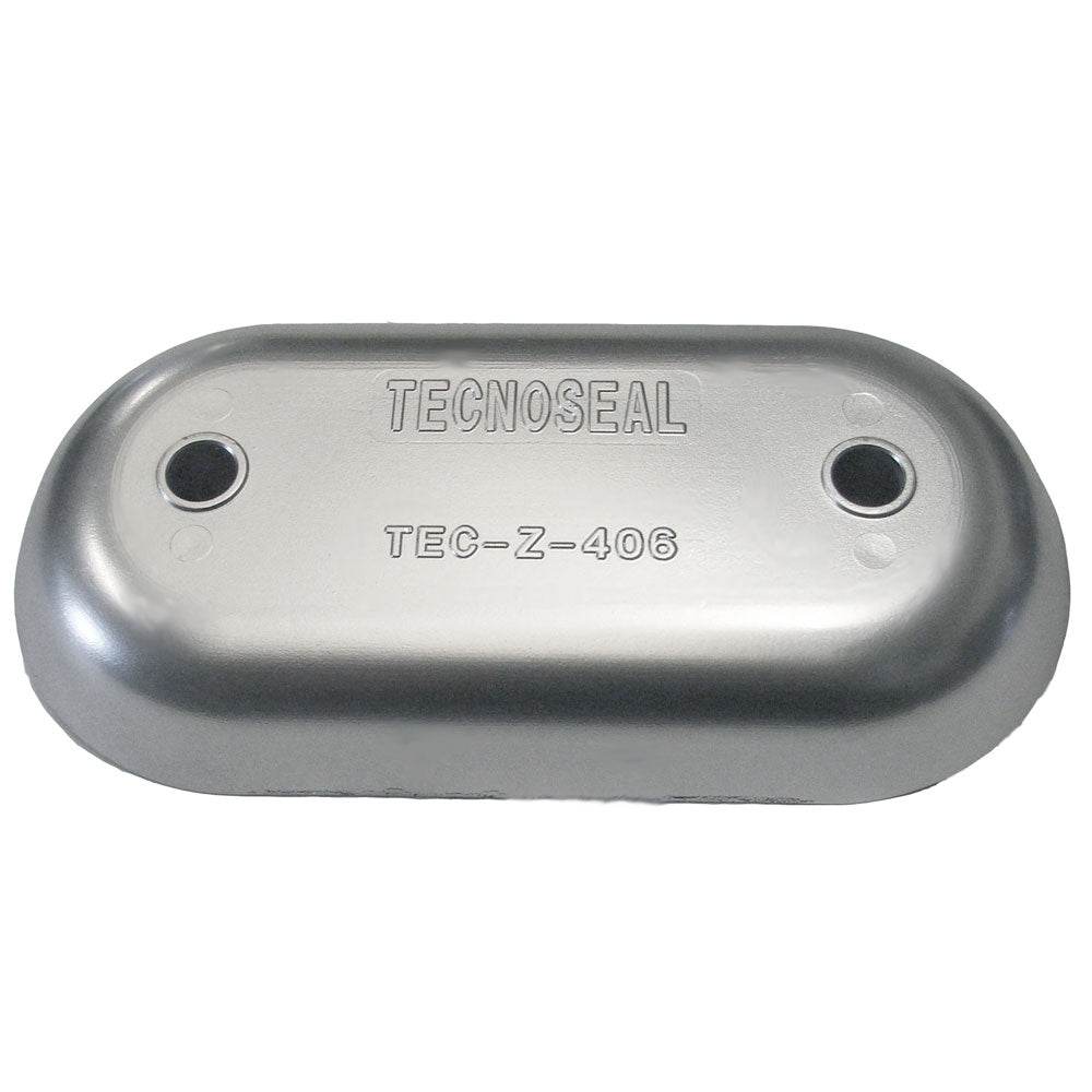 Suncoast Marine and Auto offers Tecnoseal Z406 Hull Plate Anode - Zinc [TEC-Z-406]