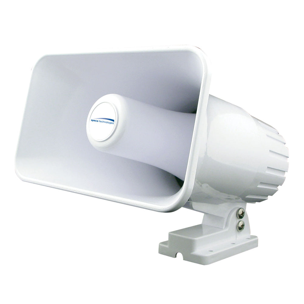 Suncoast Marine and Auto offers Speco 4" x 6" Weatherproof PA Speaker Horn - White [SPC12RP]