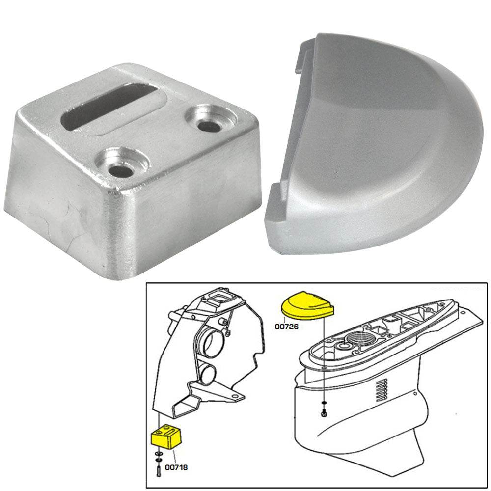 Suncoast Marine and Auto offers Tecnoseal Anode Kit w/Hardware - Volvo SX - Aluminum [20708AL]