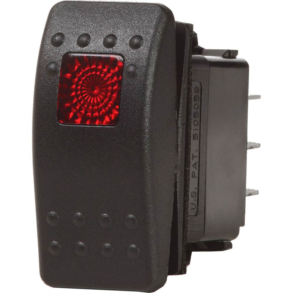 Suncoast Marine and Auto offers Blue Sea 7943 Contura II Switch SPDT - (ON)-OFF-ON - Black [7943]