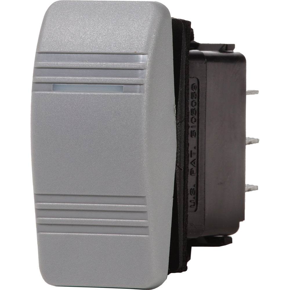 Suncoast Marine and Auto offers Blue Sea 7944 Contura III Switch SPDT - (ON)-OFF-ON - Gray [7944]