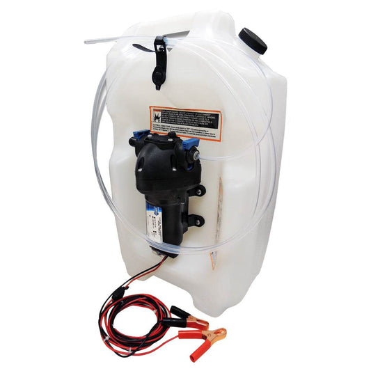 Suncoast Marine and Auto offers Jabsco Flat Tank Oil Changer System - 3-1/2 Gallon Tank - 12V [17860-2012]