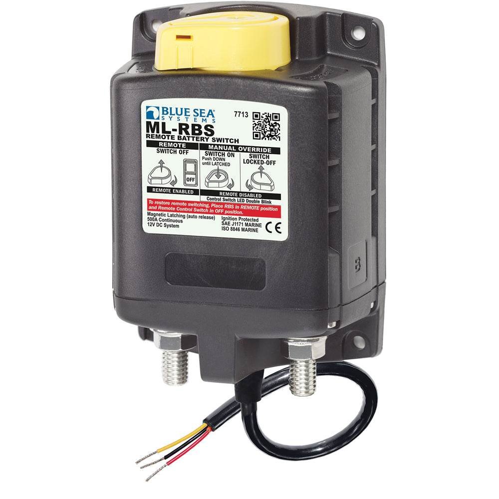 Suncoast Marine and Auto offers Blue Sea 7713 ML-RBS Remote Battery Switch w/Manual Control Release - 12V [7713]