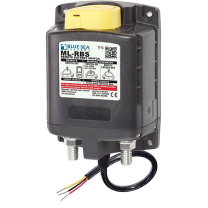 Suncoast Marine and Auto offers Blue Sea 7713 ML-RBS Remote Battery Switch w/Manual Control Release - 12V [7713]