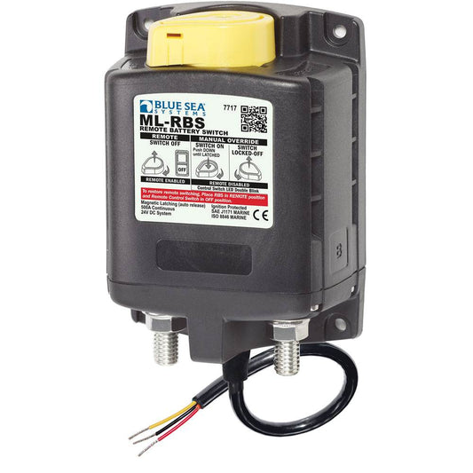 Suncoast Marine and Auto offers Blue Sea 7717 ML-RBS Remote Battery Switch w/Manual Control Auto-Release - 24V [7717]