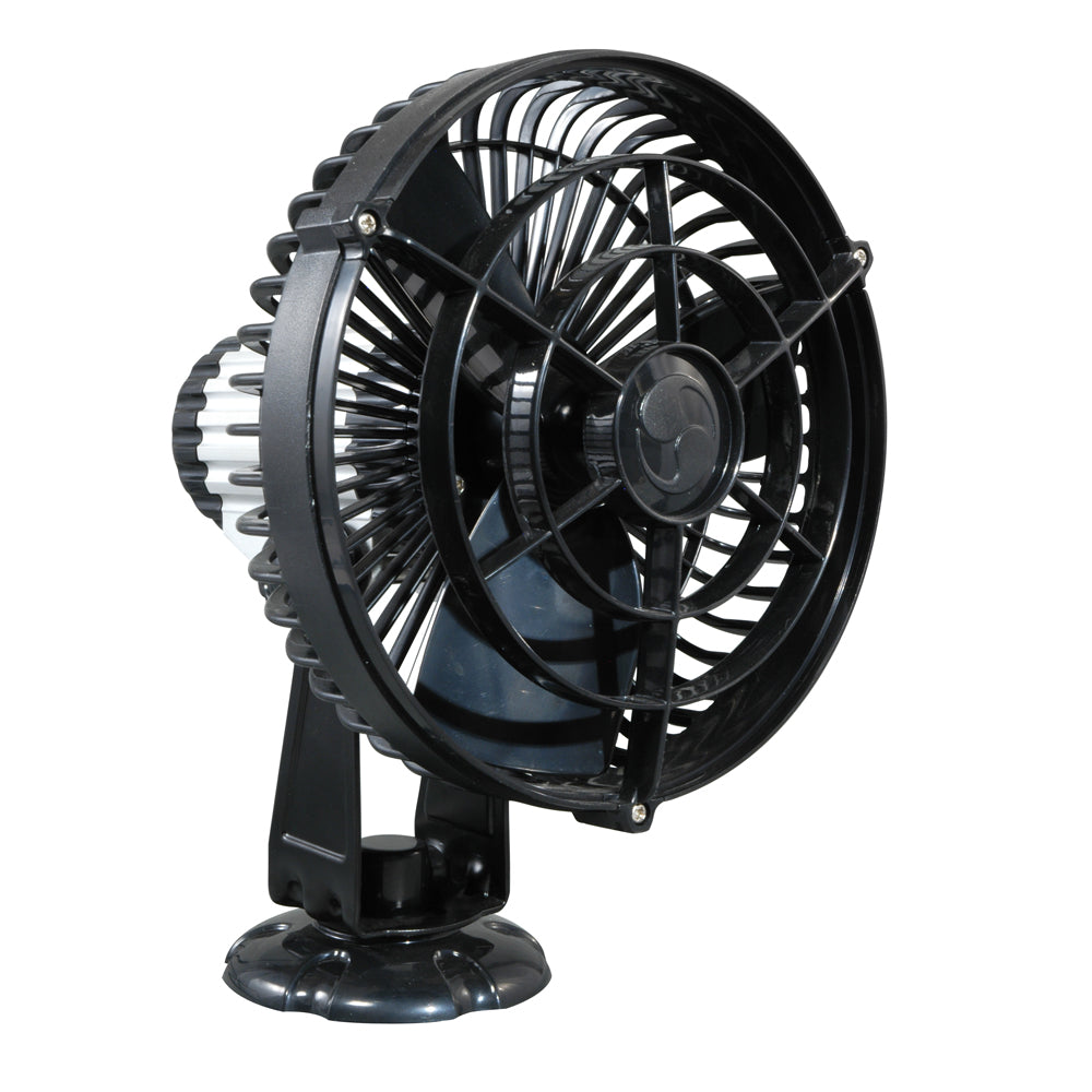 Suncoast Marine and Auto offers SEEKR by Caframo Kona 817 24V 3-Speed 7" Waterproof Fan - Black [817CA24BBX]