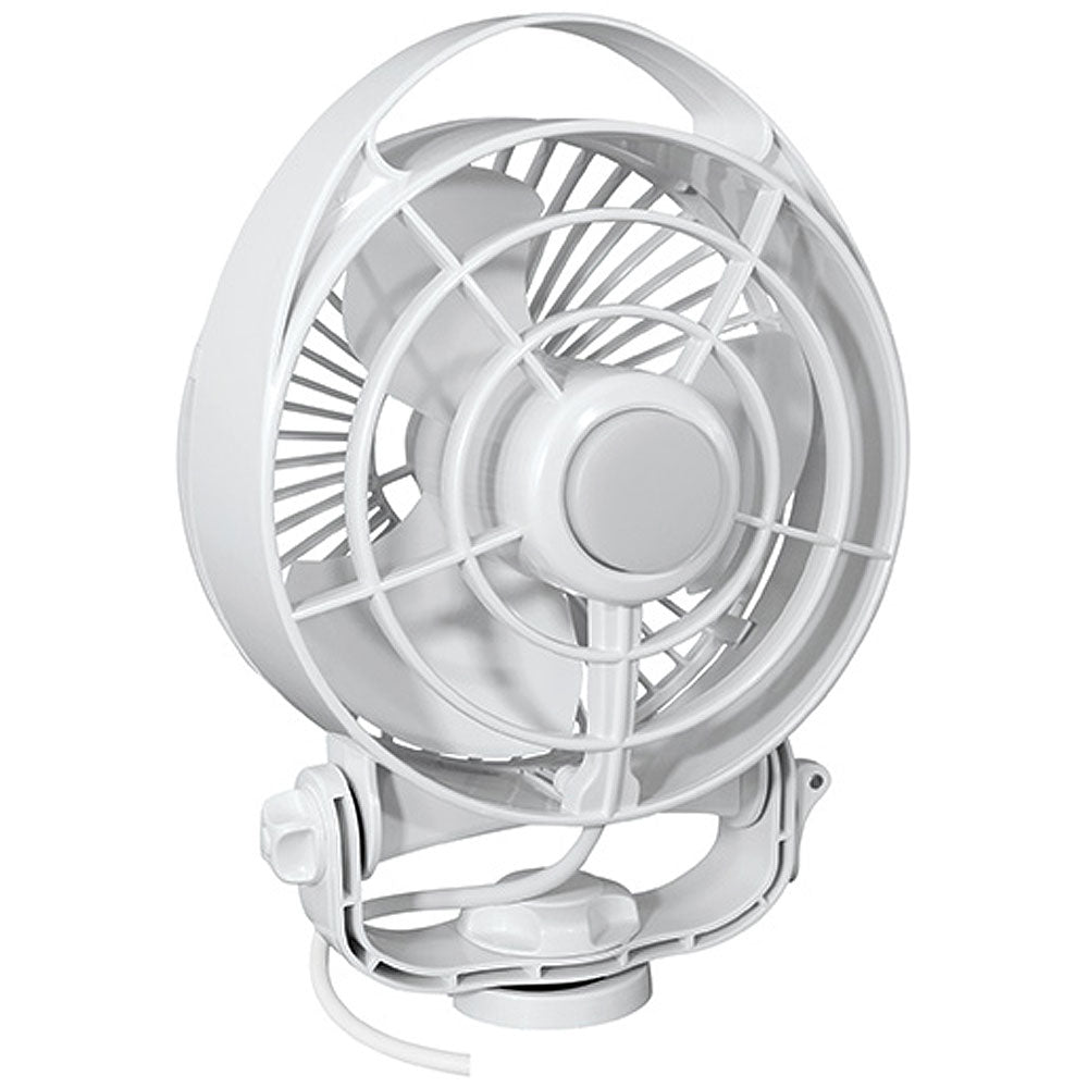 Suncoast Marine and Auto offers SEEKR by Caframo Maestro 12V 3-Speed 6" Marine Fan w/LED Light - White [7482CAWBX]