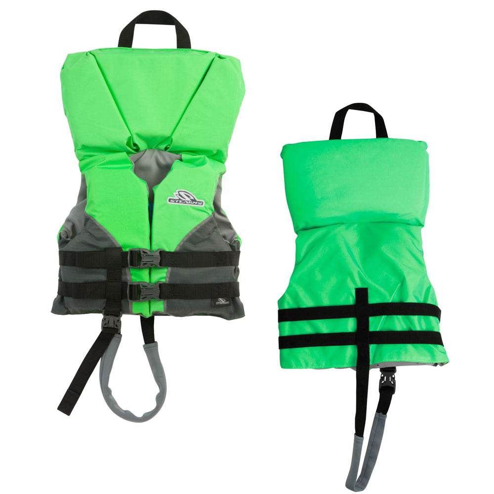 Suncoast Marine and Auto offers Stearns Infant Heads-Up Nylon Vest Life Jacket - Up to 30lbs - Green [2000013194]