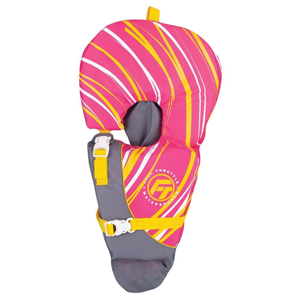 Suncoast Marine and Auto offers Full Throttle Baby-Safe Life Vest - Infant to 30lbs - Pink [104000-105-000-15]