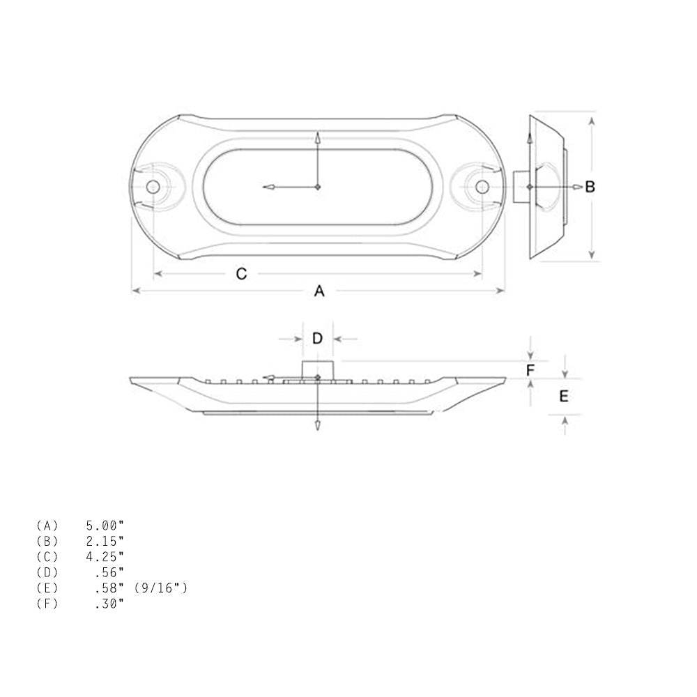 Suncoast Marine and Auto offers Attwood Light Armor Underwater LED Light - 6 LEDs - White [65UW06W-7]