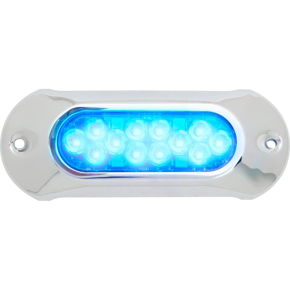 Suncoast Marine and Auto offers Attwood Light Armor Underwater LED Light - 12 LEDs - Blue [65UW12B-7]