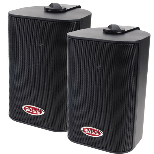 Suncoast Marine and Auto offers Boss Audio 4" MR4.3B Box Speakers - Black - 200W [MR4.3B]