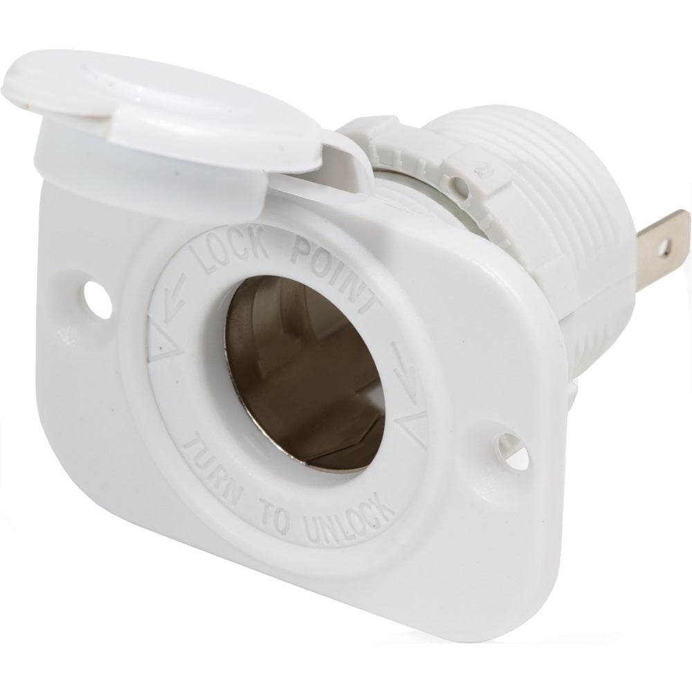 Suncoast Marine and Auto offers Blue Sea 12V Dash Socket - White [1011200]