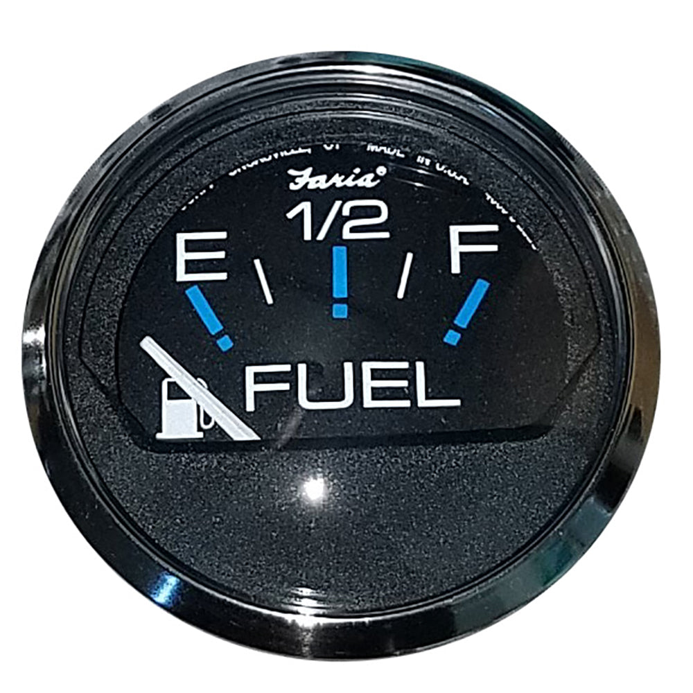 Suncoast Marine and Auto offers Faria Chesapeake Black 2" Fuel Level Gauge (E-1/2-F) [13701]