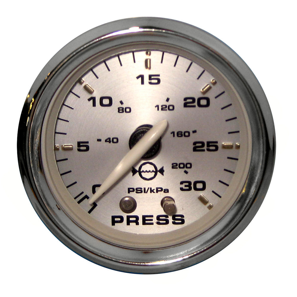 Suncoast Marine and Auto offers Faria Kronos 2" Water Pressure Gauge Kit - 30 PSI [19007]