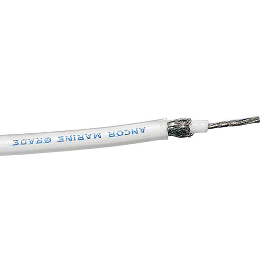 Suncoast Marine and Auto offers Ancor RG-213 White Tinned Coaxial Cable - 100' [151710]