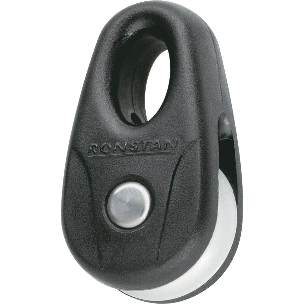 Suncoast Marine and Auto offers Ronstan Kite Block - Black w/White Sheave (Pair) [RF13101-2]