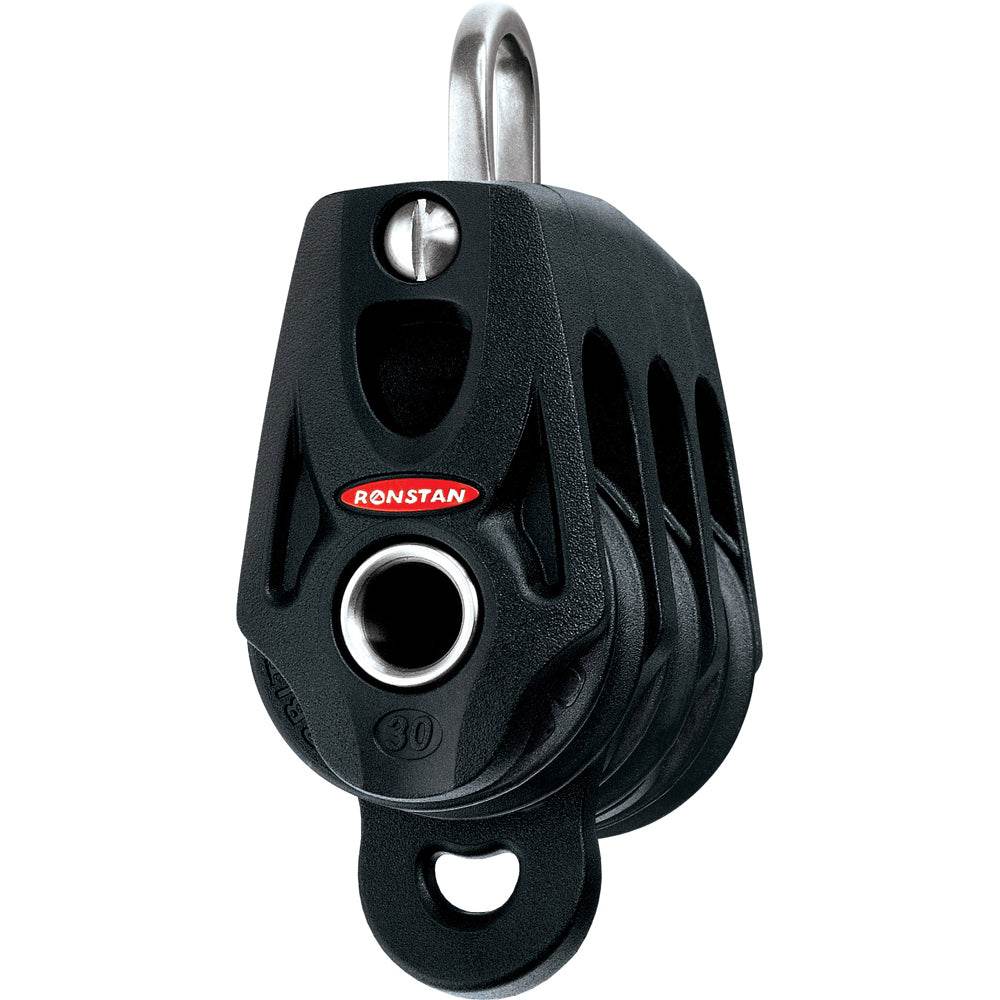 Suncoast Marine and Auto offers Ronstan Series 30 Ball Bearing Orbit Block - Triple - Becket [RF35312]