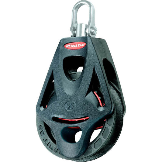 Suncoast Marine and Auto offers Ronstan Series 55 Ball Bearing Orbit Block - Single - Becket - Swivel Head [RF55110]