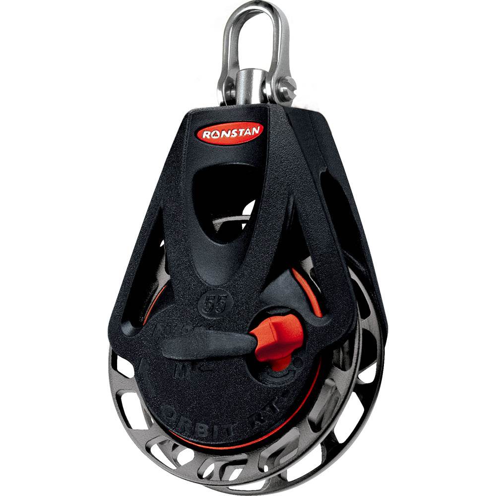 Suncoast Marine and Auto offers Ronstan Series 55 Ratchet Orbit Block - Single - Swivel Head - Auto & Manual [RF56100]