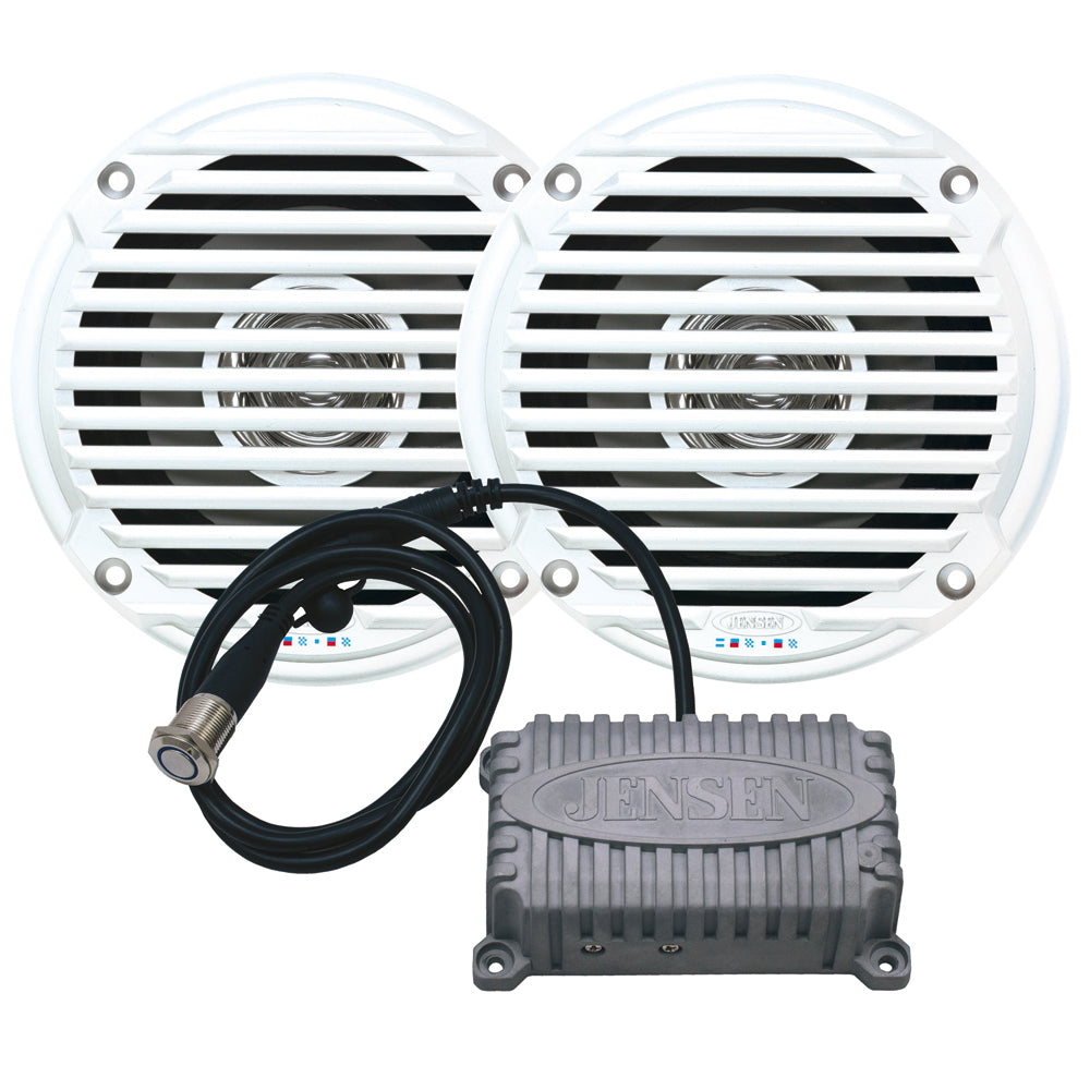 Suncoast Marine and Auto offers JENSEN CPM50 Bluetooth Package - Amplifier 5" Speakers [CPM50]