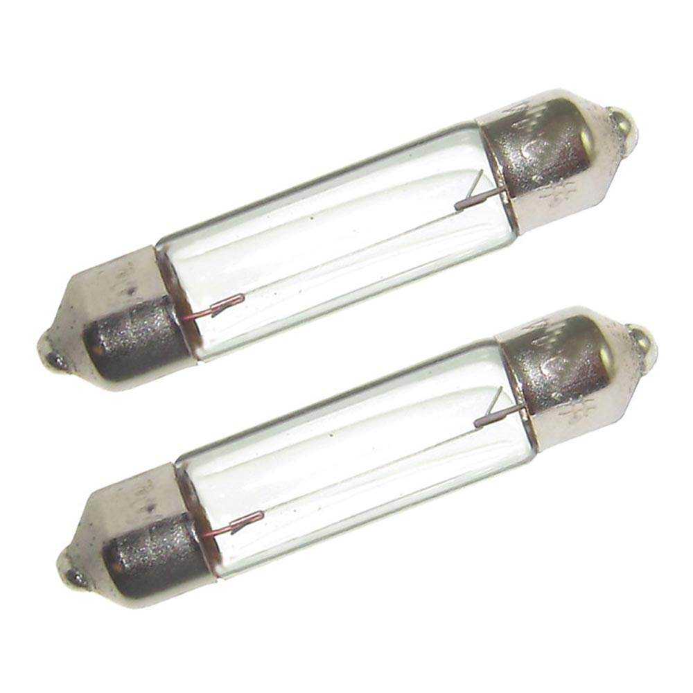 Suncoast Marine and Auto offers Perko Double Ended Festoon Bulbs - 12V, 10W, .74A - Pair [0070DP0CLR]