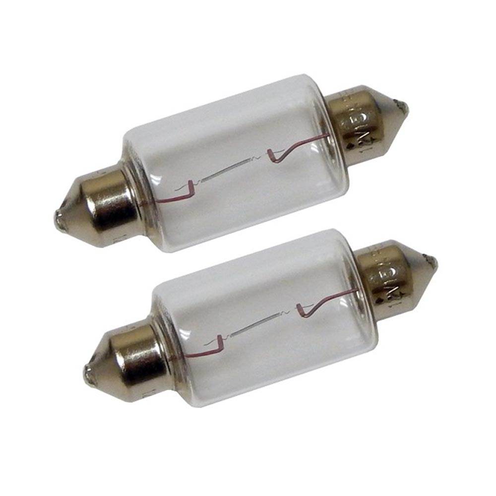 Suncoast Marine and Auto offers Perko Double Ended Festoon Bulbs - 12V, 15W, .97A - Pair [0070DP1CLR]