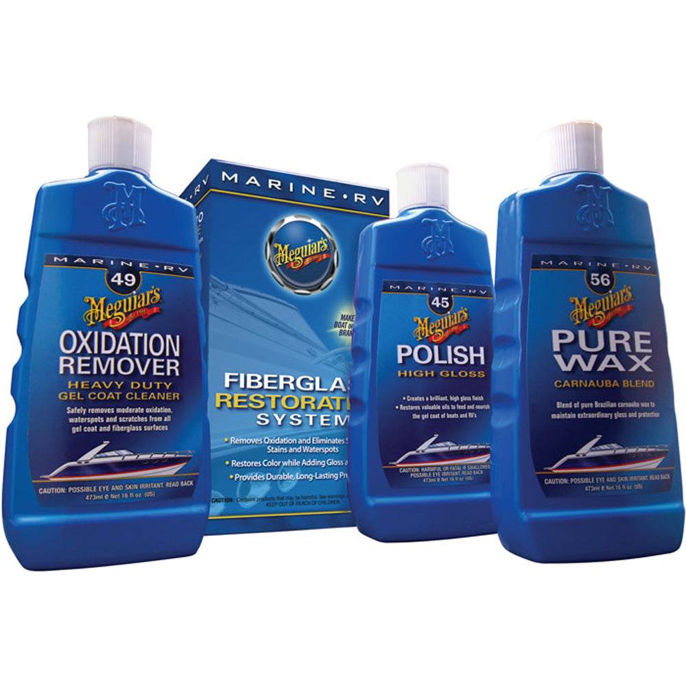 Suncoast Marine and Auto offers Meguiar's MG Fiberglass Oxidation Removal Kit [M4965]