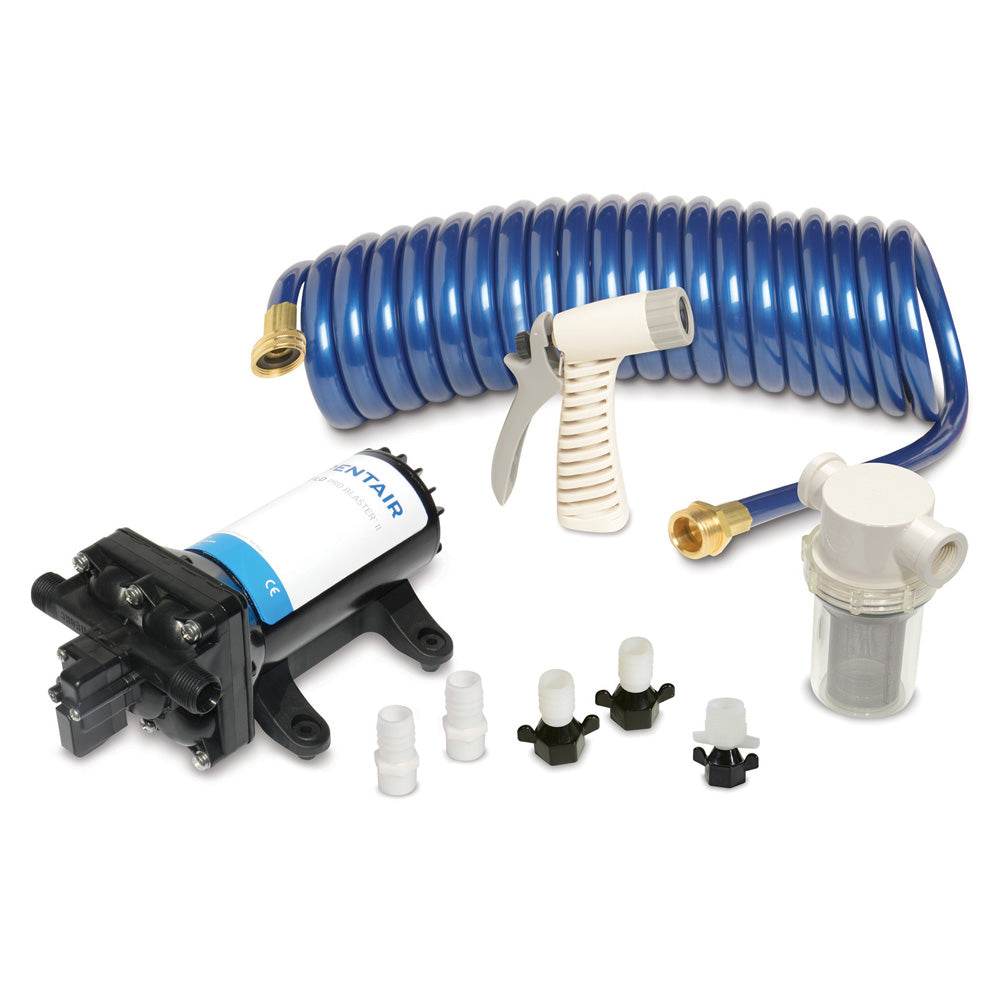 Suncoast Marine and Auto offers Shurflo by Pentair PRO WASHDOWN KIT II Ultimate - 12 VDC - 5.0 GPM - Includes Pump, Fittings, Nozzle, Strainer, 25 Hose [4358-153-E09]